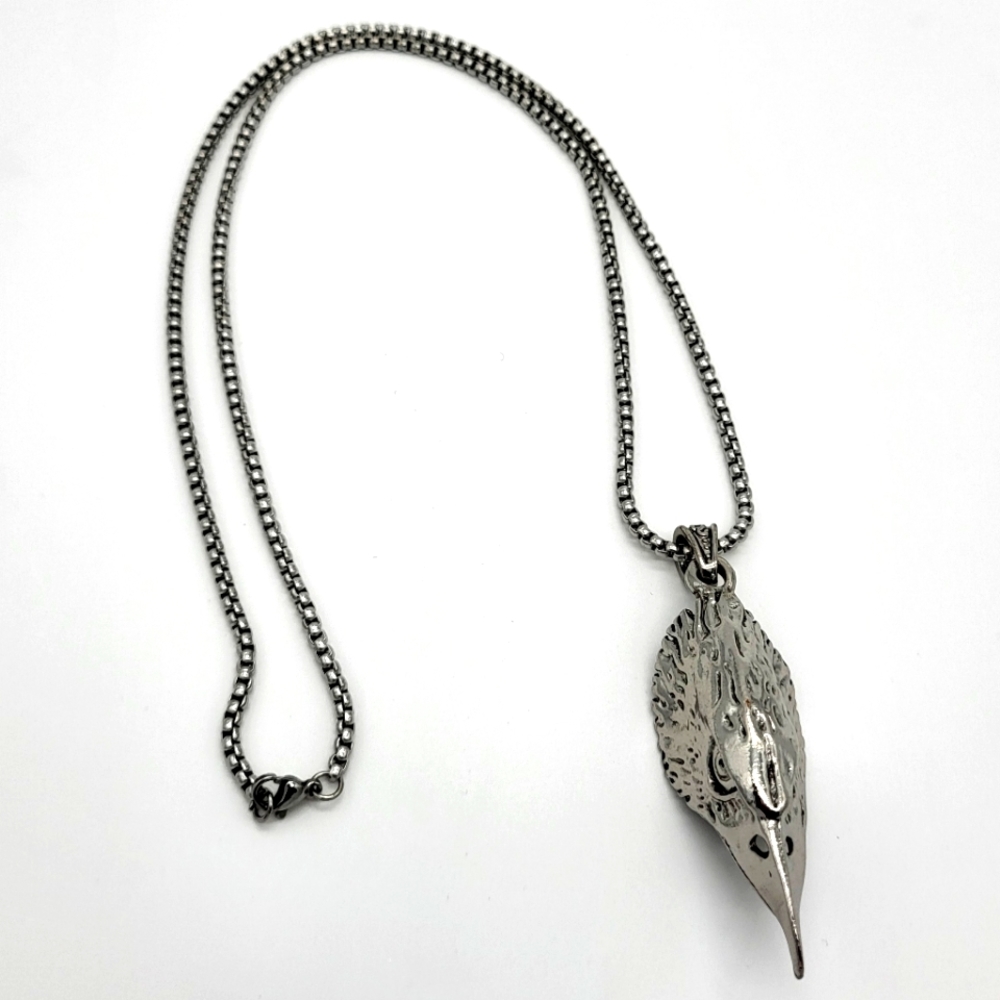 Stainless steel bird necklace
